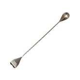 Cuillère de Bar Argentée avec Passoire — 30 ou 40 cm