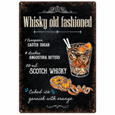 Plaque Déco Whisky