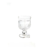 Petit Verre à Pied Facetté Diamant