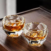 Verres à Shot en Cristal à Facettes — Lot de 6