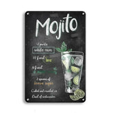 Plaque Déco Mojito