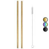 2 Pailles Cocktail Droites