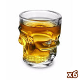 6 Verres à Shooter Tête de Mort