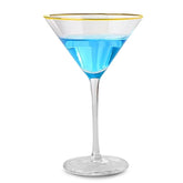 Verre à Cocktail Martini à Dorure