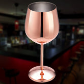 Verre à Vin Or Rose (Acier)
