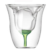 Verre en Forme de Rose