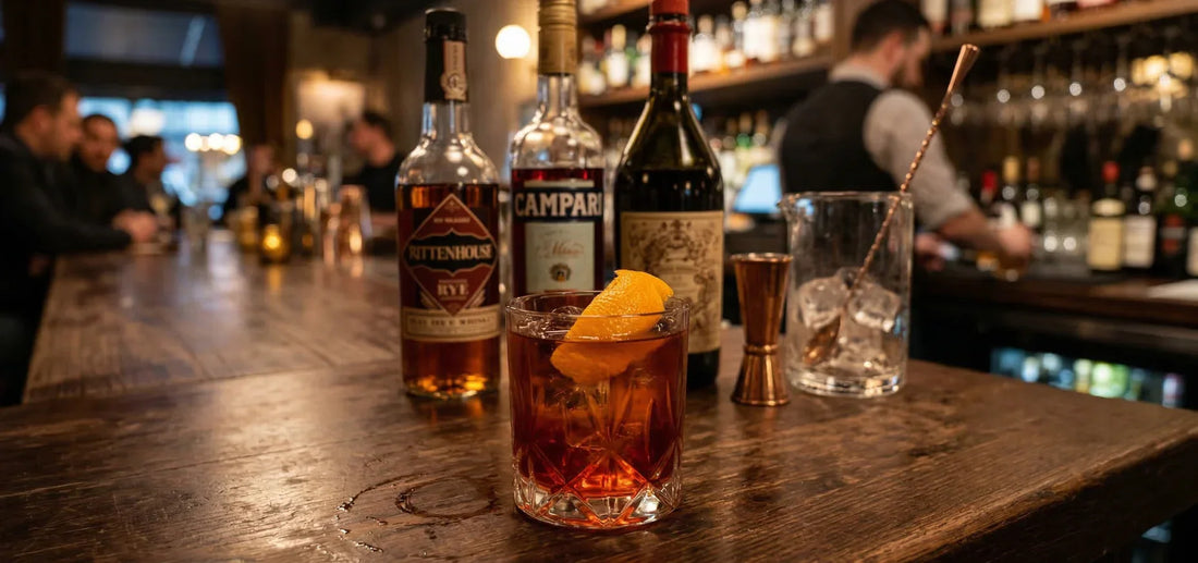 Recette : boulevardier – whisky, campari, vermouth doux pour un cocktail raffiné