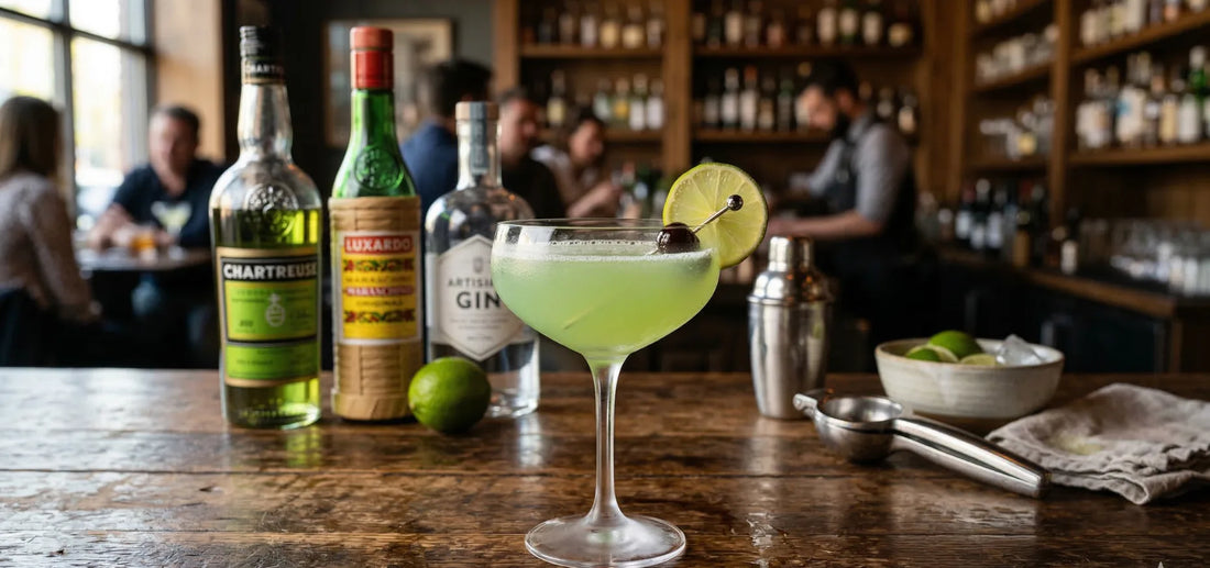 Recette last word : l’équilibre parfait entre gin, chartreuse verte, marasquin et citron
