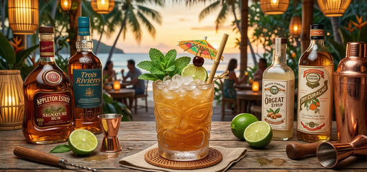 Recette : mai tai – l’art du cocktail avec rhum, curaçao, orgeat et citron vert