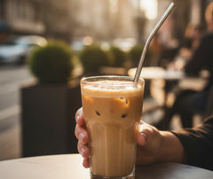 Grandes pailles cocktail - vue de face