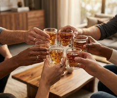 6 Verres à Shot Tête de Mort
