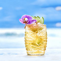 Verre à cocktail Tiki transparent