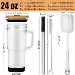 Coffret Mason Jar Complet - Dimensions
