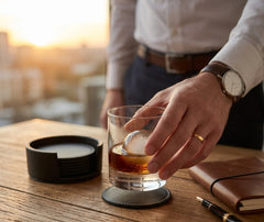 6 Dessous de Verre  Cuir