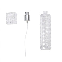 Flacon Doseur Rechargeable 30ml en Verre — Motif Damier
