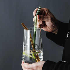 Pailles Réutilisables en Verre Borosilicate