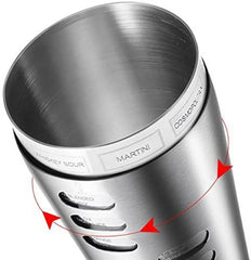 Kit Shaker à Cocktail avec Recettes