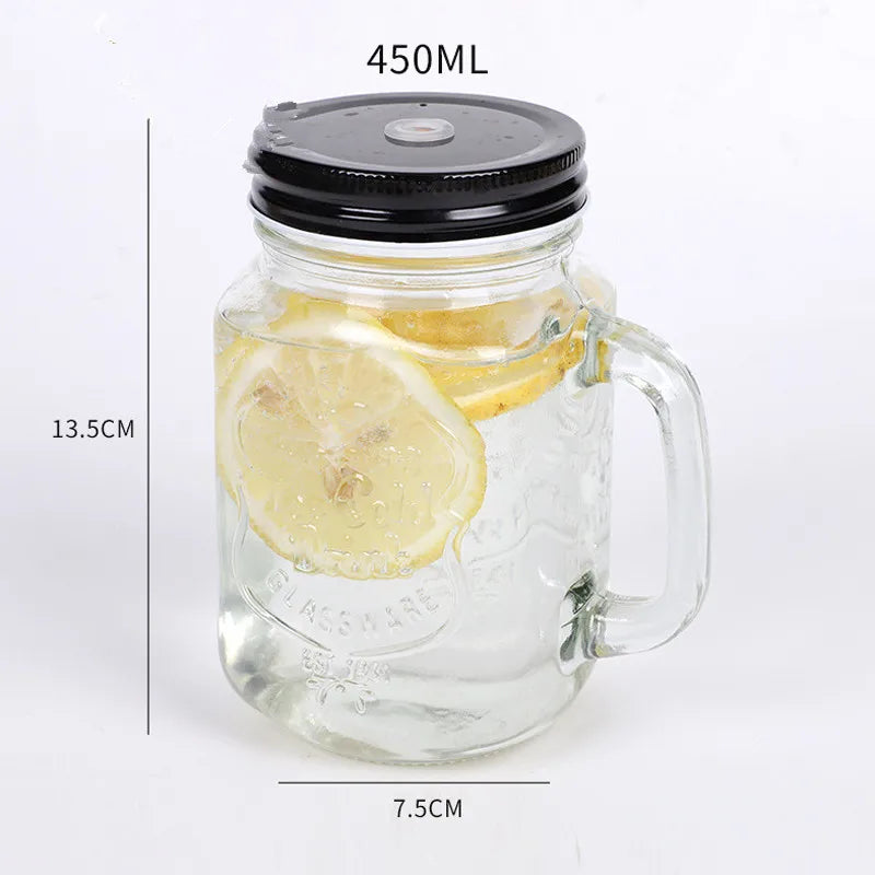Mason Jar 450ml - Dimensions