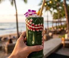 Mug Tiki Céramique Visage Polynésien