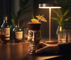 Mug Tiki Cocktail Visage Guerrier