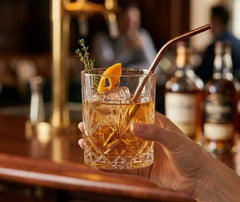 8 Pailles Cocktail Courbées