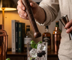 Pilon cocktail bois - vue de face