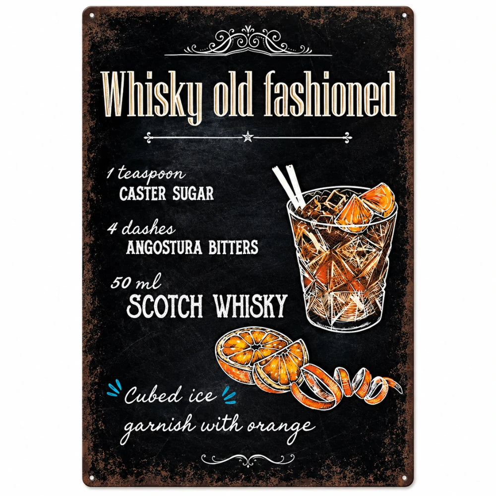Plaque Déco Whisky