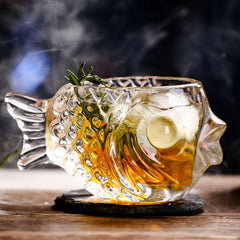 Verre à Cocktail en Verre Transparent – Design Élégant