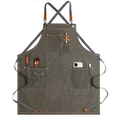 Tablier de Barman Gris Foncé avec Poche
