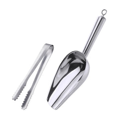 Pelle à Glace en Inox avec Pince