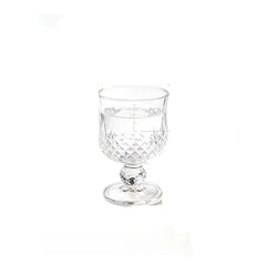 Petit Verre à Pied Facetté Diamant