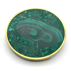 Dessous de Verre en Malachite - Luxe