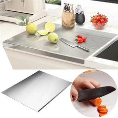 Planche à Découper Inox avec Rebord
