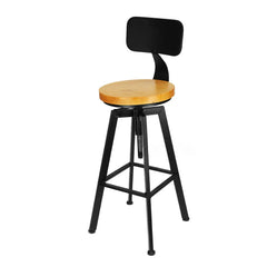 Set de 2 Tabourets de Bar Réglables en Hauteur