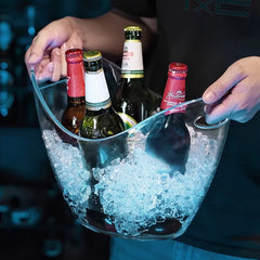 Seau à glace transparent