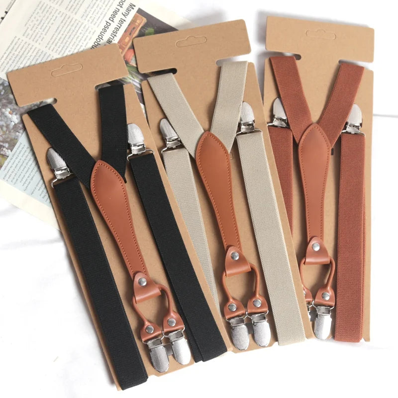 Bretelles Barman Homme Vintage