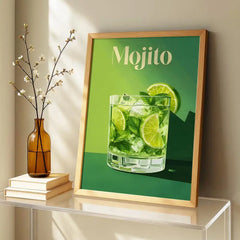 Poster classique de cocktail Mojito