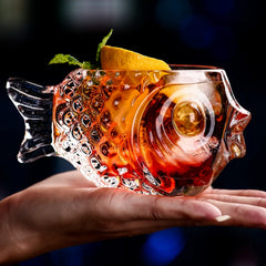 Verre à Cocktail en Verre Transparent – Design Élégant