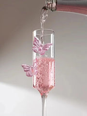 Flûte à Champagne en Verre Élégante