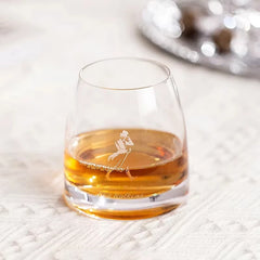 Verre à whisky transparent à fond épais