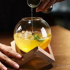 Verre à Cocktail Boule en Verre