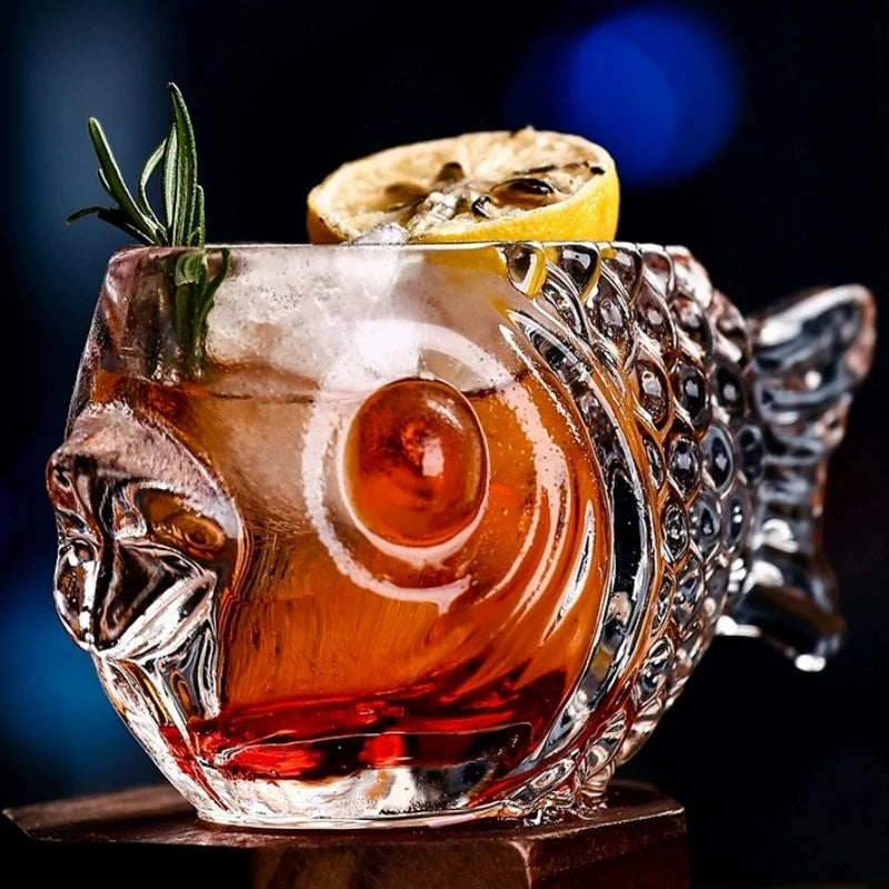 Verre à Cocktail en Verre Transparent – Design Élégant