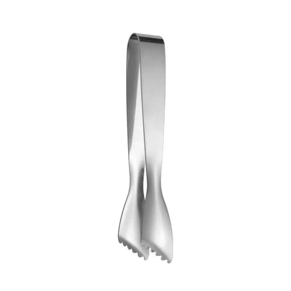 Pince à glaçons dentelée en acier inoxydable