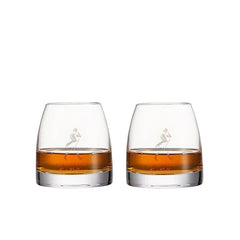 Verre à whisky transparent à fond épais