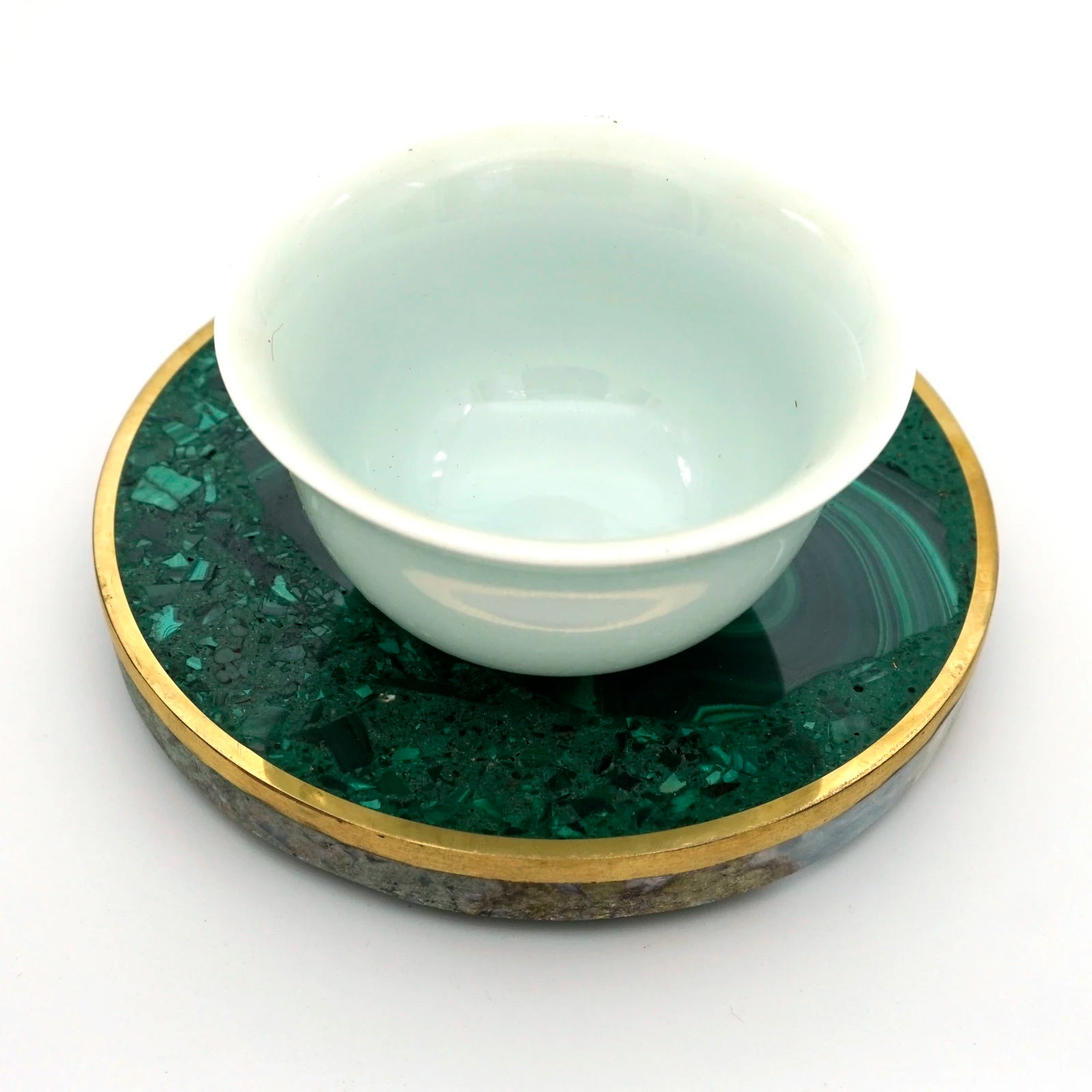 Dessous de Verre en Malachite - Luxe