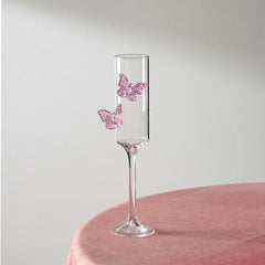 Flûte à Champagne en Verre Élégante