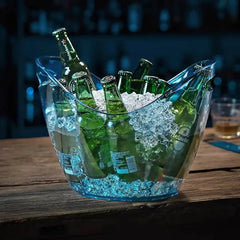 Seau à glace transparent