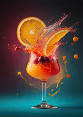 Tableau Cocktail aux Agrumes