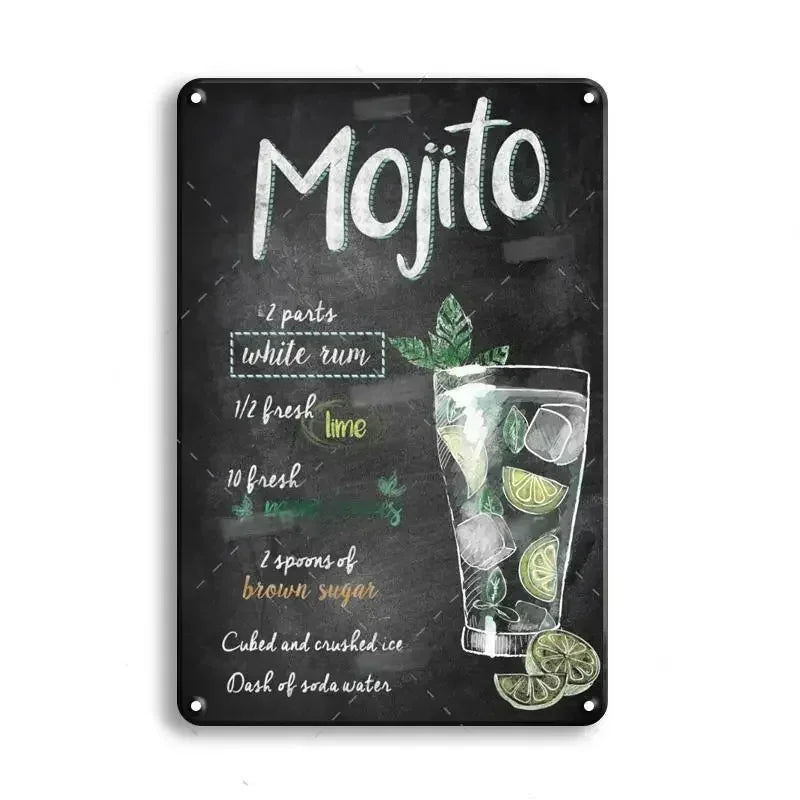 Plaque Déco Mojito
