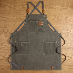 Tablier de Barman Gris Foncé avec Poche